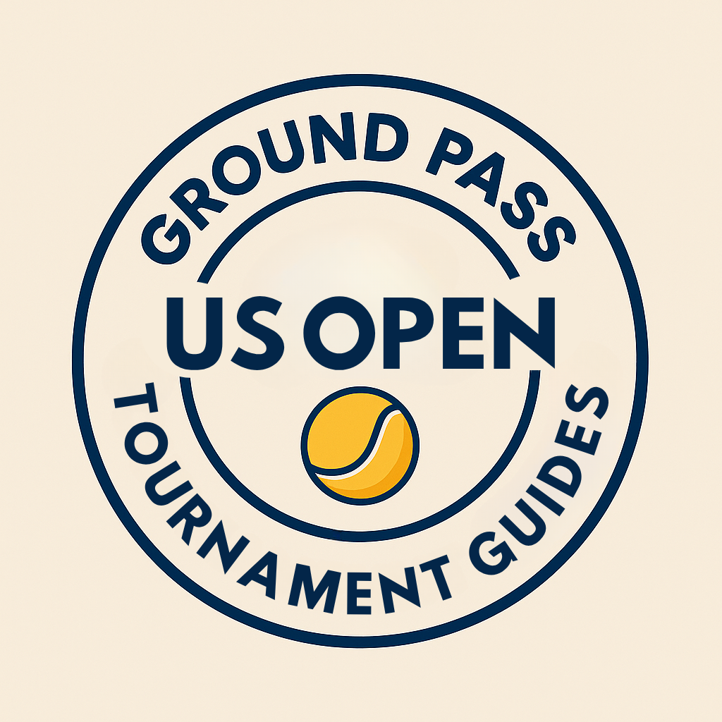 Ground Pass US Open tournament guide stamp