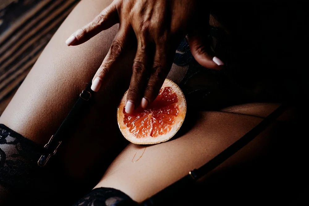 Forbidden Fruit bonus set, boudoir photography by Tiffany Daniel Studios in Houston