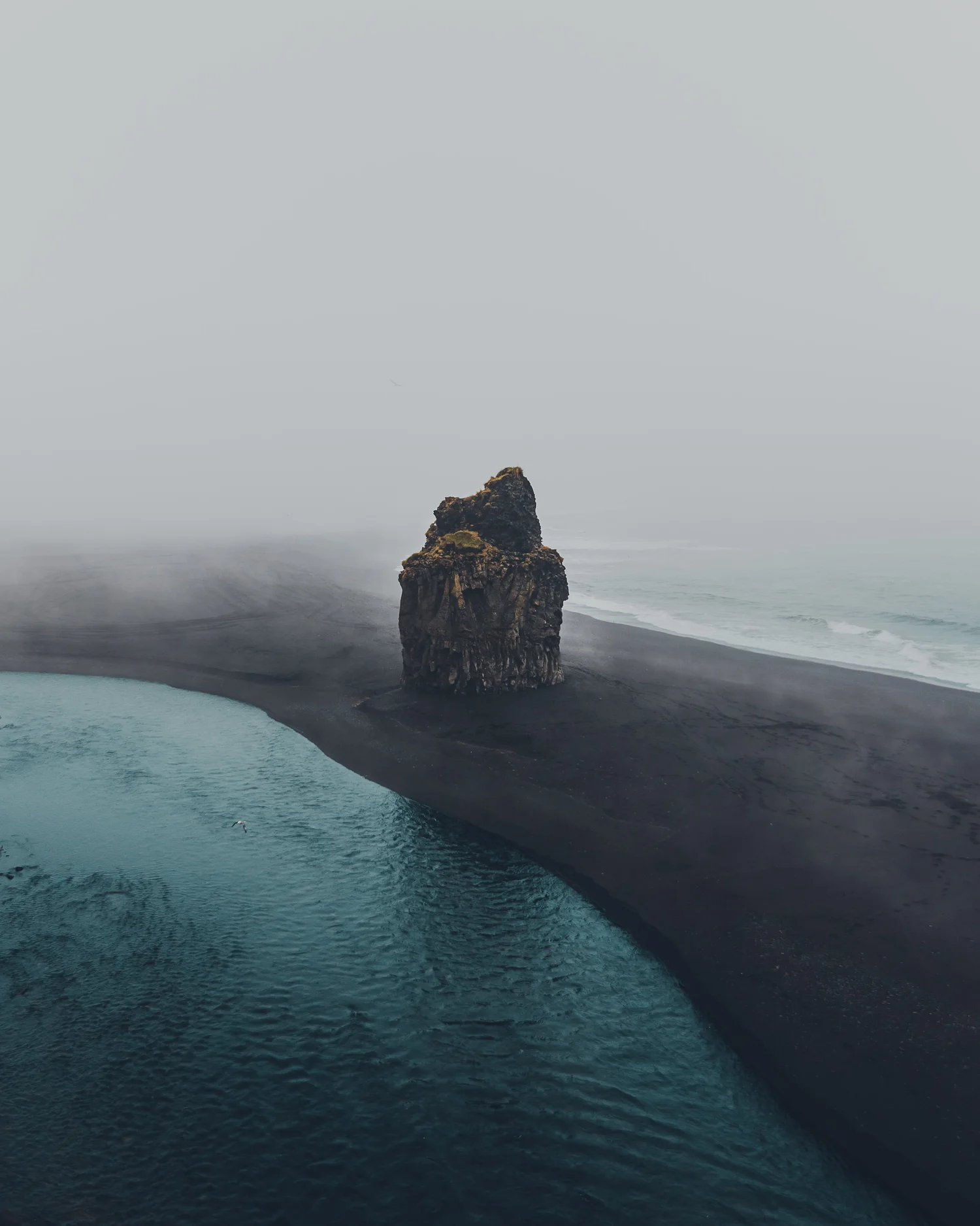 Coastal scenery from Dyrhólaey in South Iceland