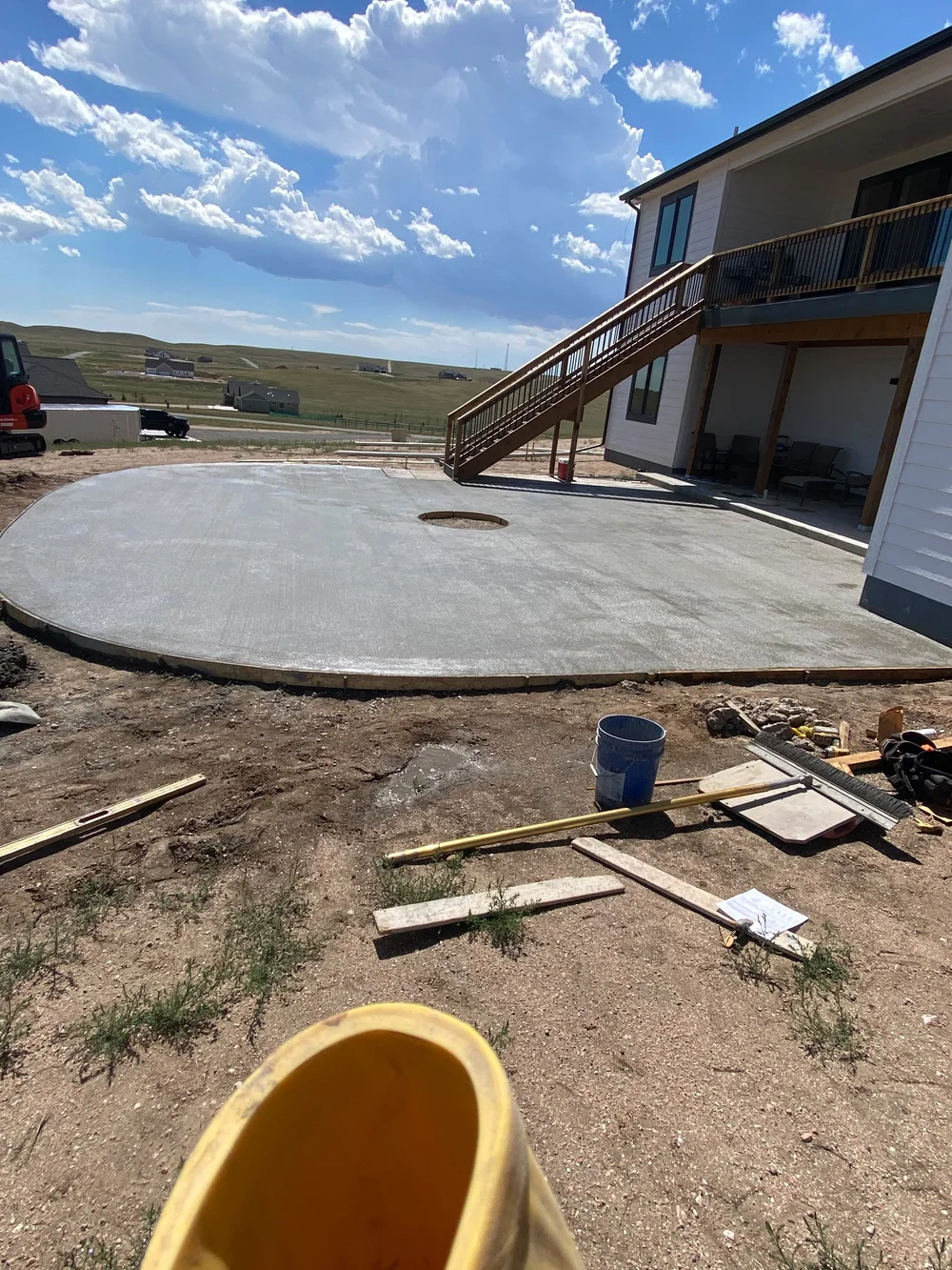 Wraparound Patio &mdash; Patio Flatwork by Colorful Concrete LLC in Northern Colorado