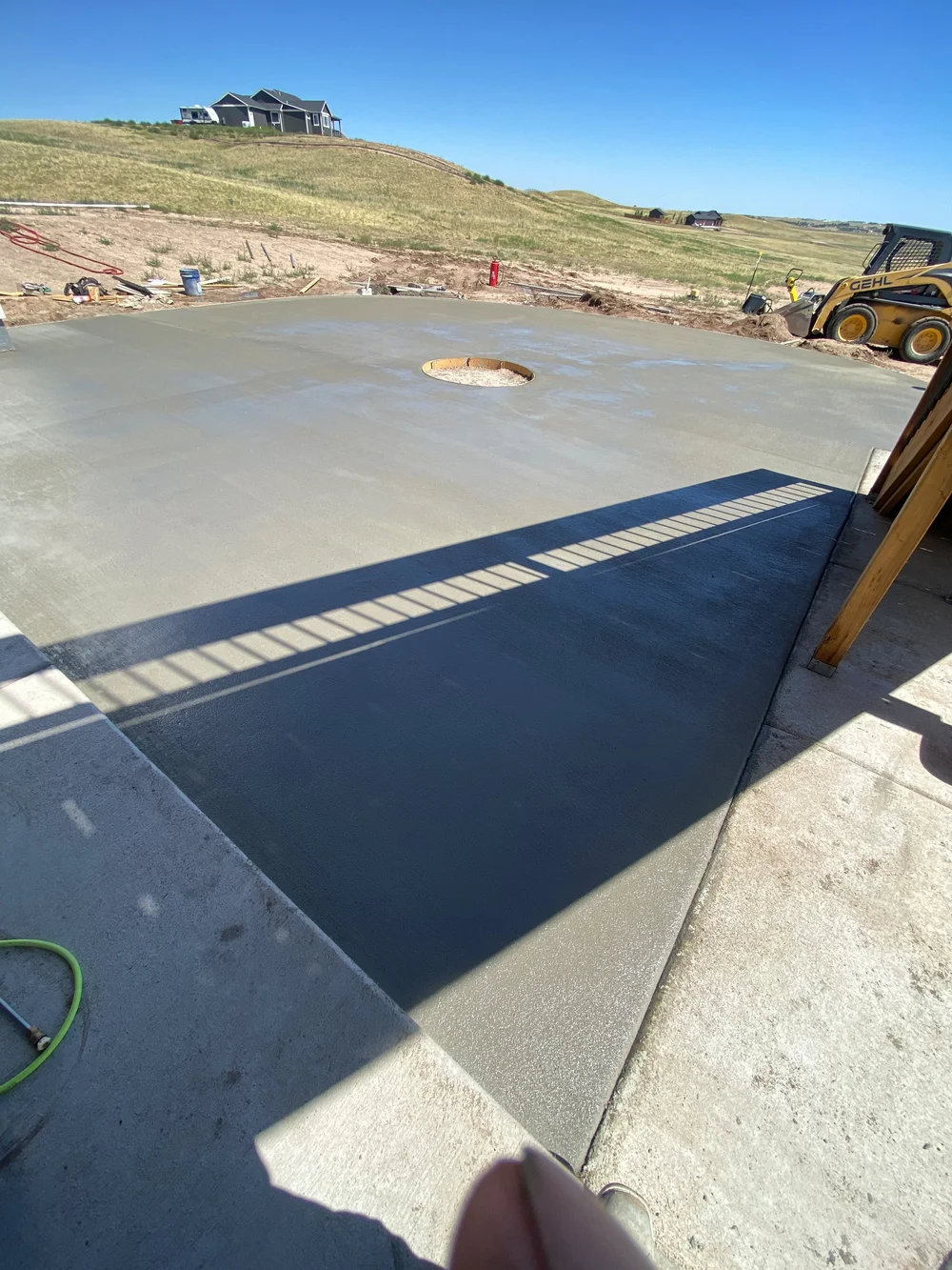 Fire Pit Patio Slab &mdash; Patio Flatwork by Colorful Concrete LLC in Northern Colorado
