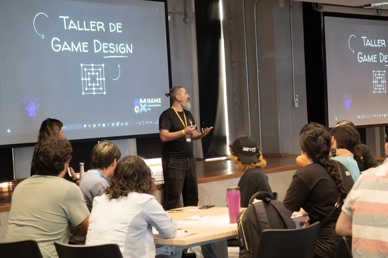 El Taller de Game Design Aplicado de GCMX 2025 con el grupo completo