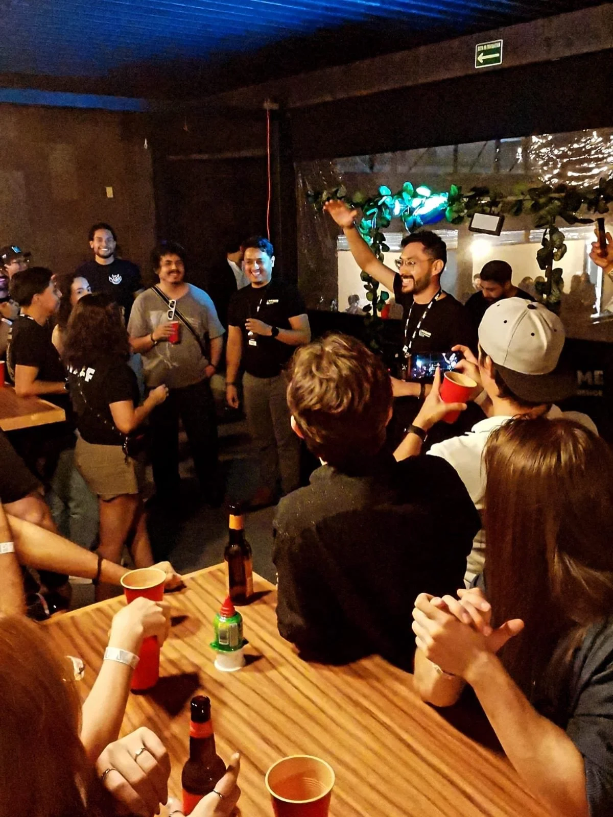 Ambiente nocturno del GCMX Party