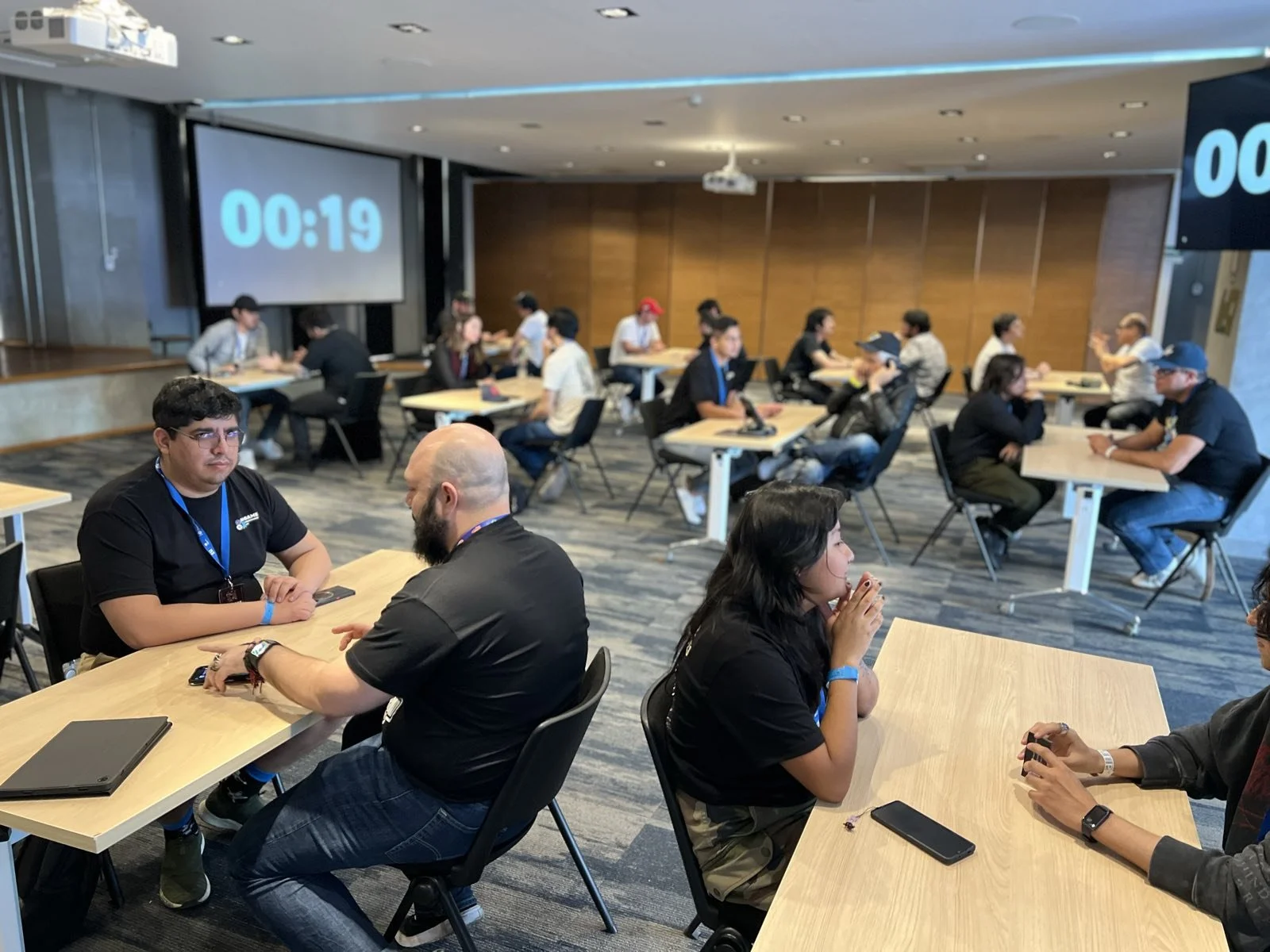La sala de matchmaking de GCMX 2025 con el timer en pantalla