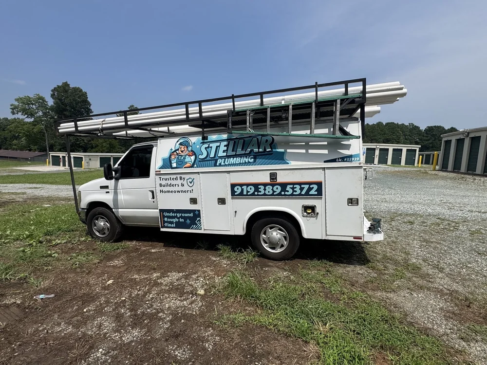 Stellar Plumbing work truck