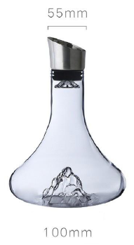 Persephaure Iceberg Decanter — Smoke — PEDEC37