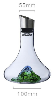 Persephaure Iceberg Decanter — Green — PEDEC39
