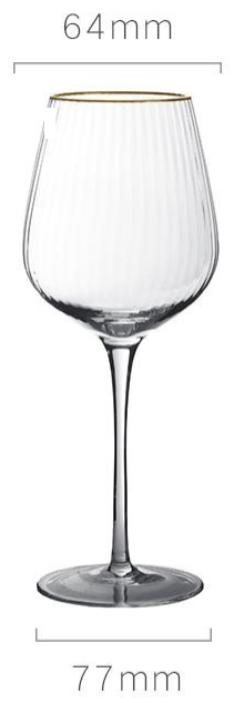 Persephaure Gold Rim Optic Wine — PERW125
