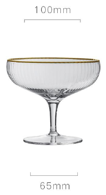 Persephaure Gold Rim Coupe — PECG69