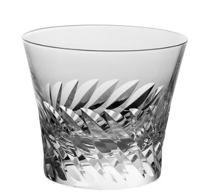 Persephaure Clear Cut Crystal — Fan Engraved — CC33