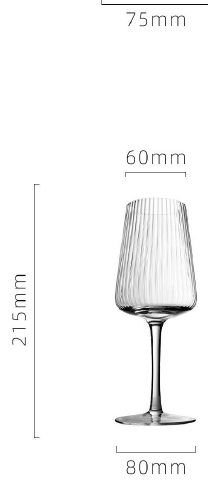 Persephaure Fluted Wine Stem Tall — PERW127