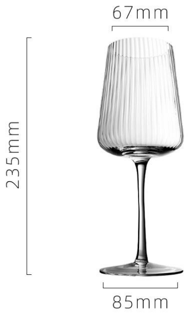 Persephaure Fluted Wine Stem — PERW126