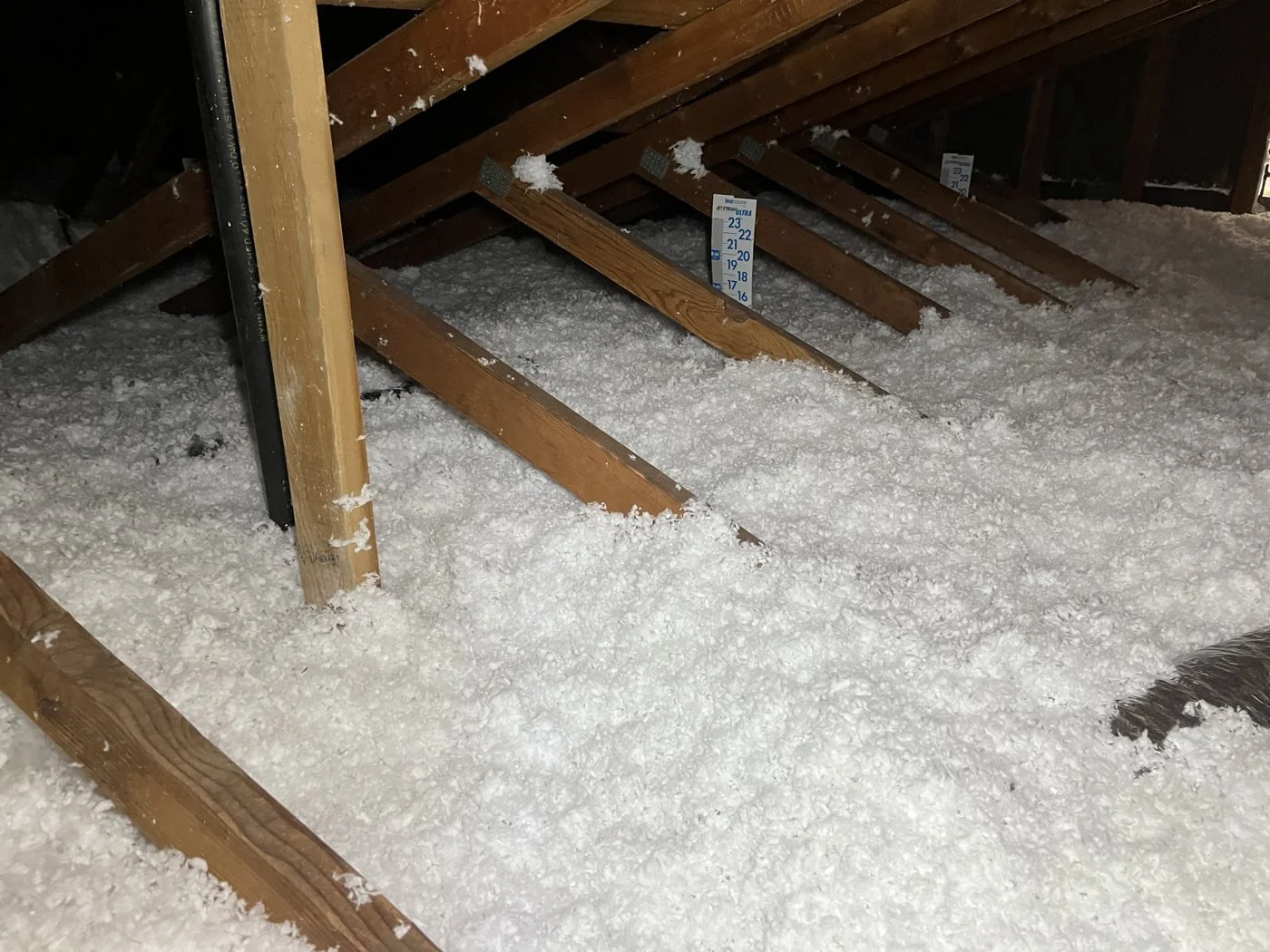 Even loose-fill depth across the attic