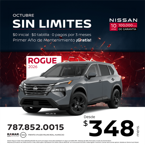 Nissan Rogue Platinum 2026