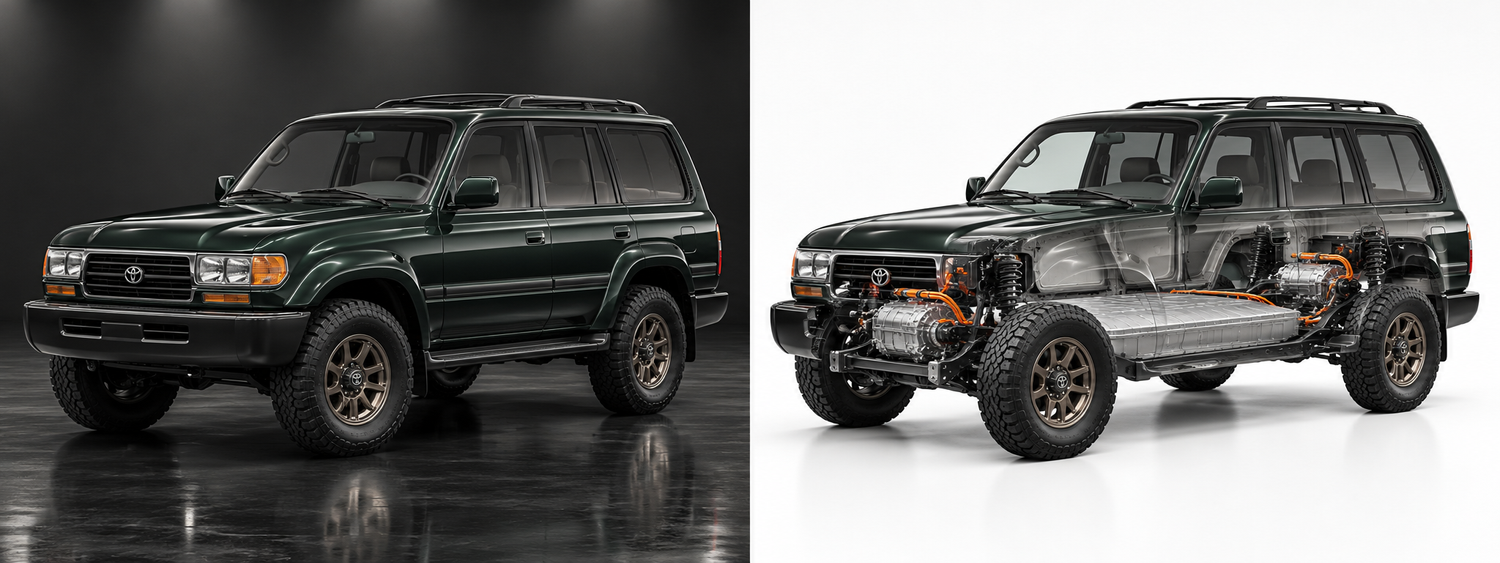 Toyota Land Cruiser 80 exterior concept