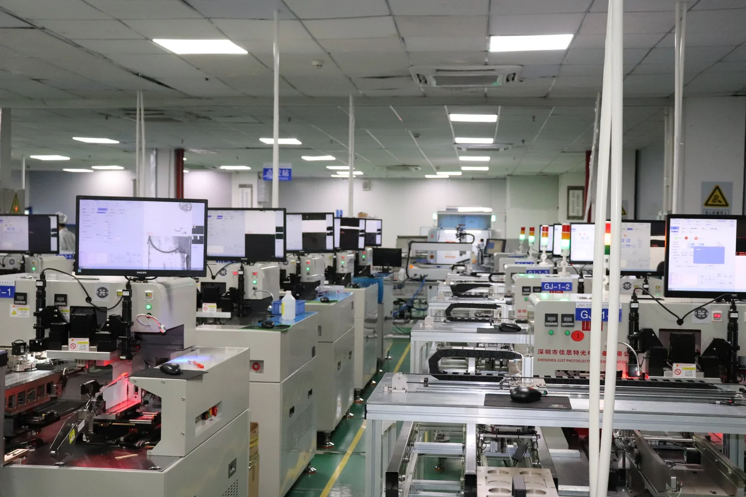 COB LED strip production line at RaShine factory