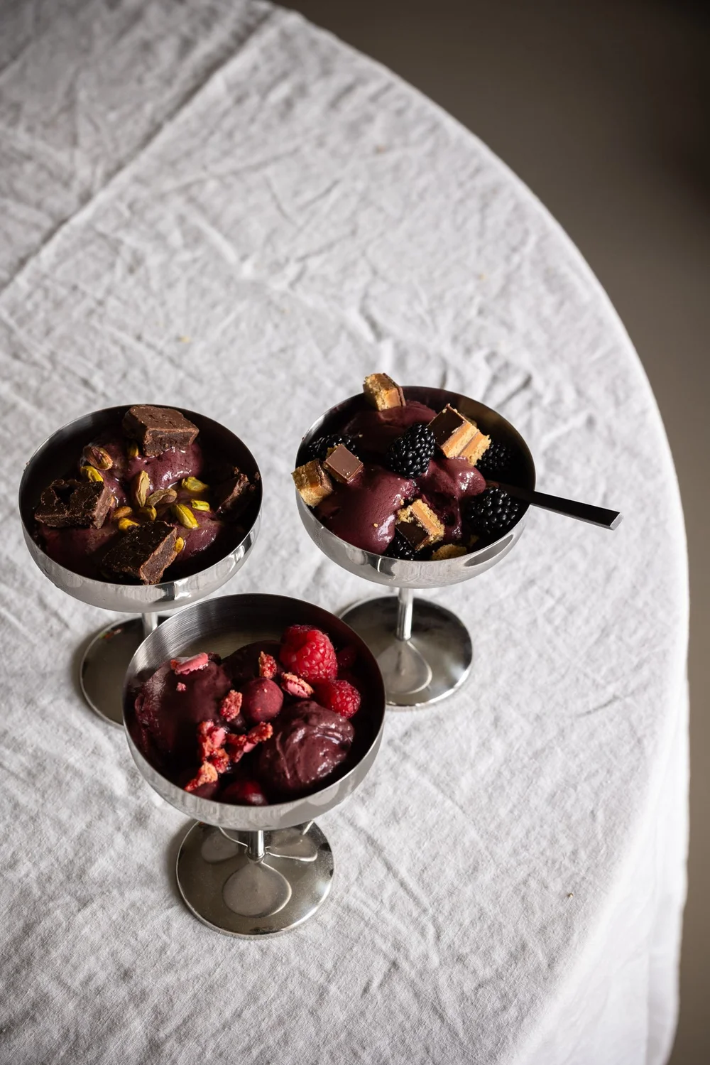 Açaídessert i stettglass
