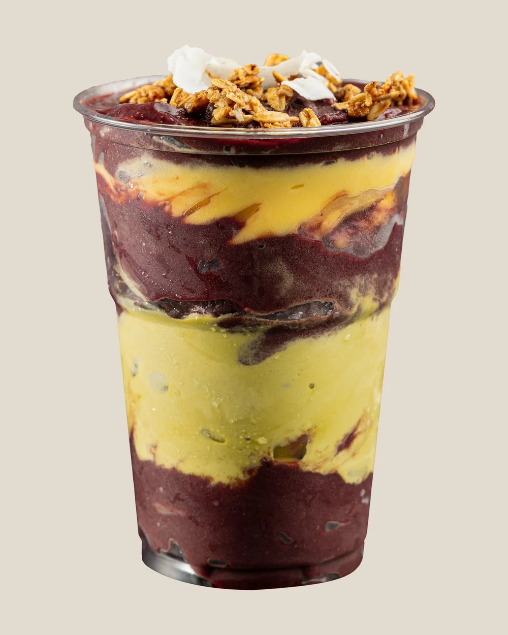 Açaí lag på lag i høyt beger