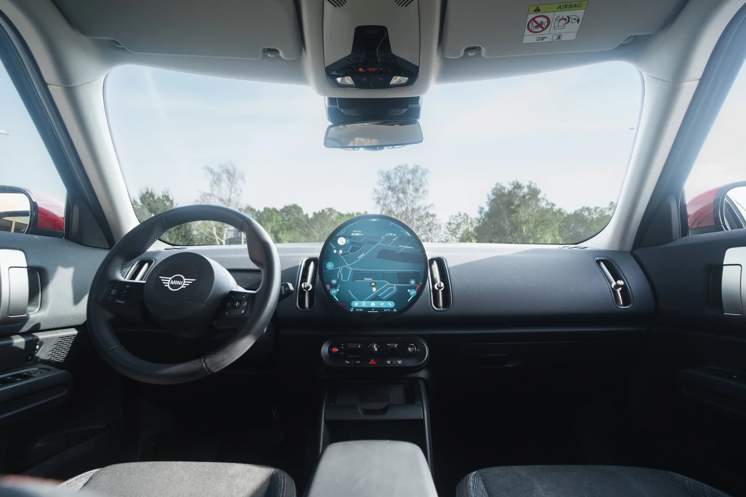 Mini Countryman Electric interieur, commercial fotografie, fotograaf Puurs, yelu
