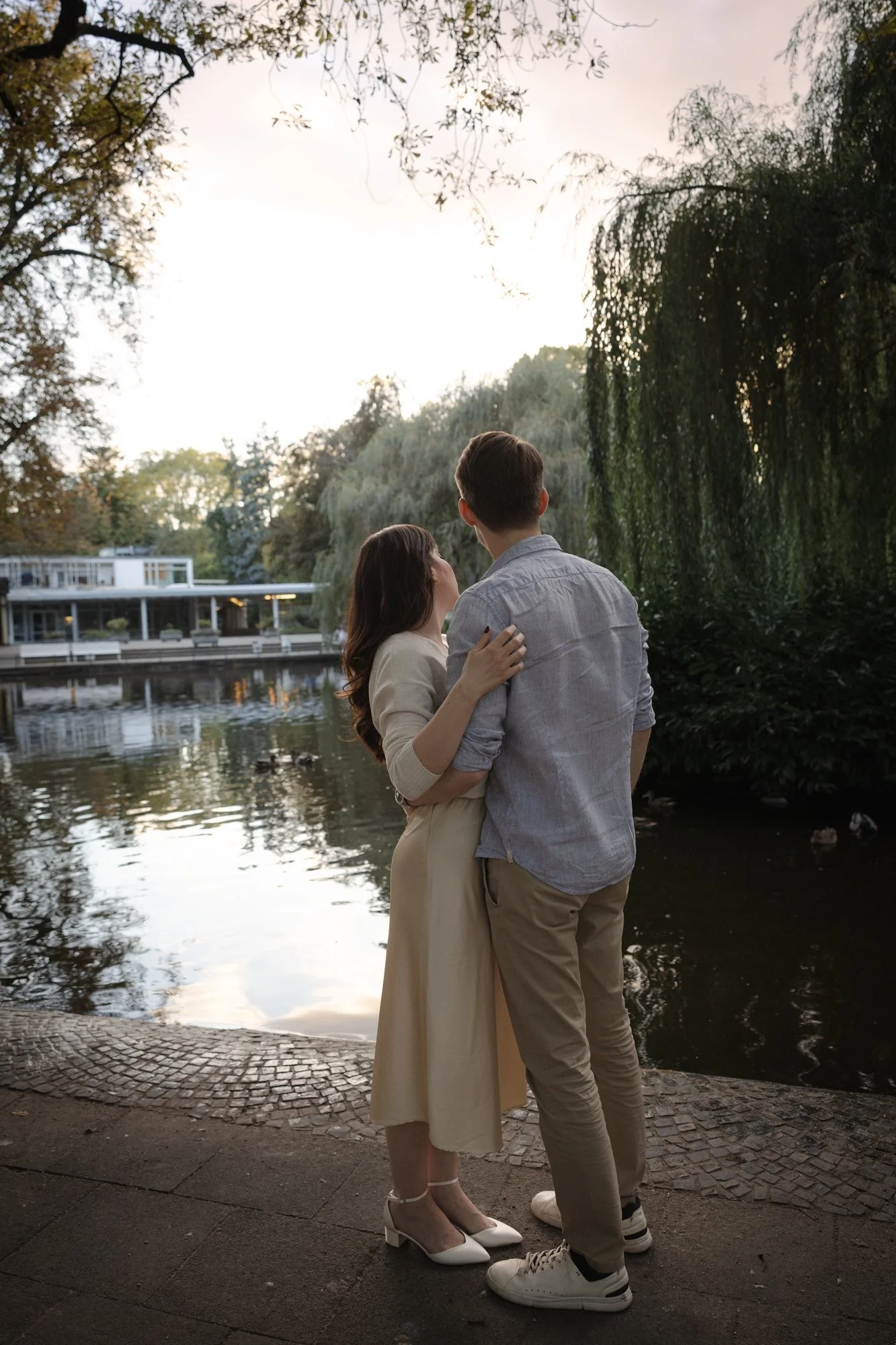 Janine and Philipp during their engagement shoot