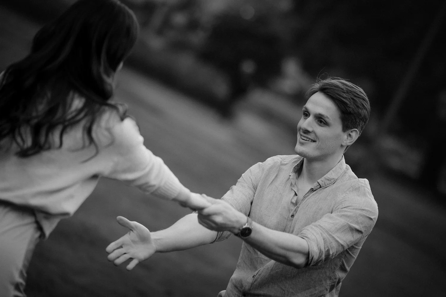 Janine and Philipp during their engagement shoot