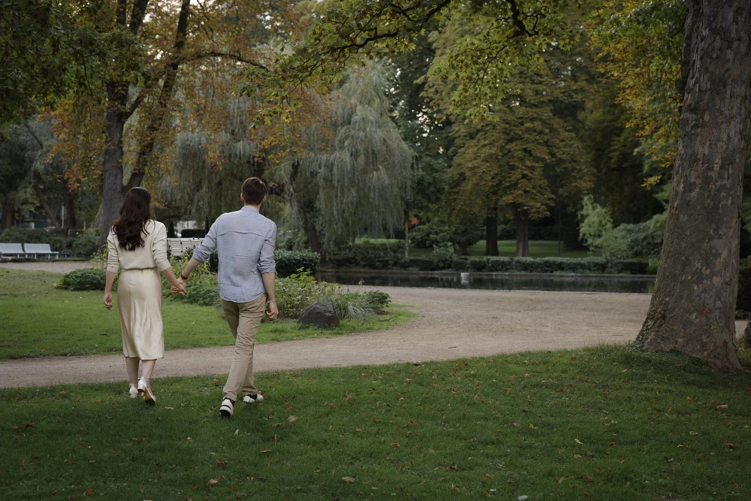 Janine and Philipp during their engagement shoot