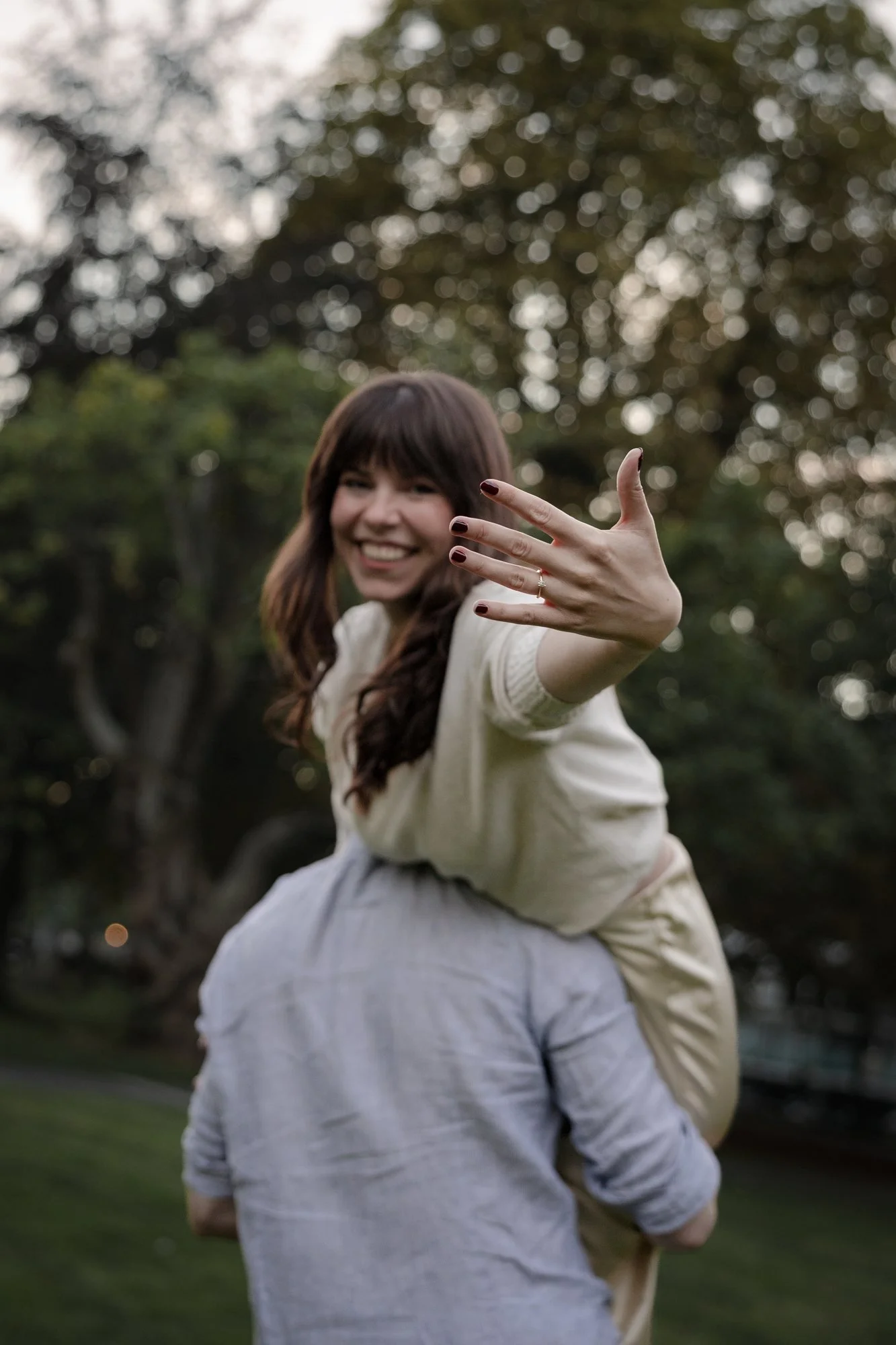 Janine and Philipp during their engagement shoot