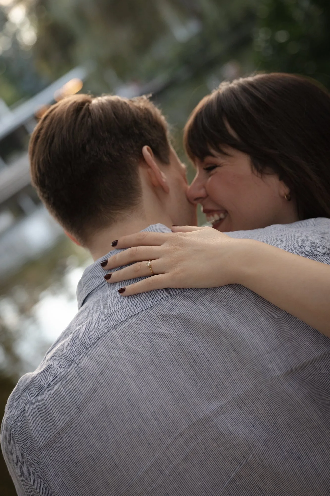 Janine and Philipp during their engagement shoot