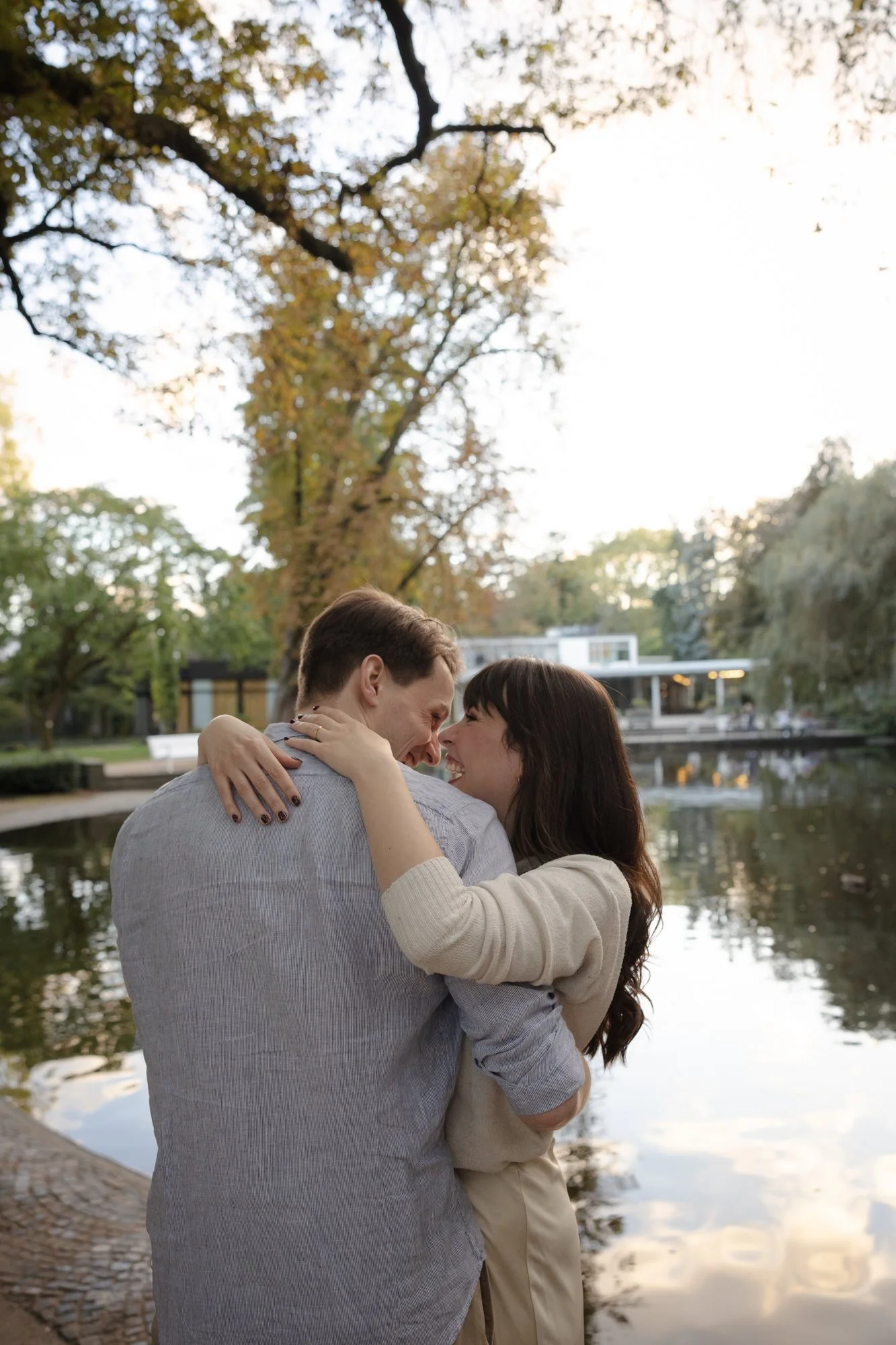 Janine and Philipp during their engagement shoot