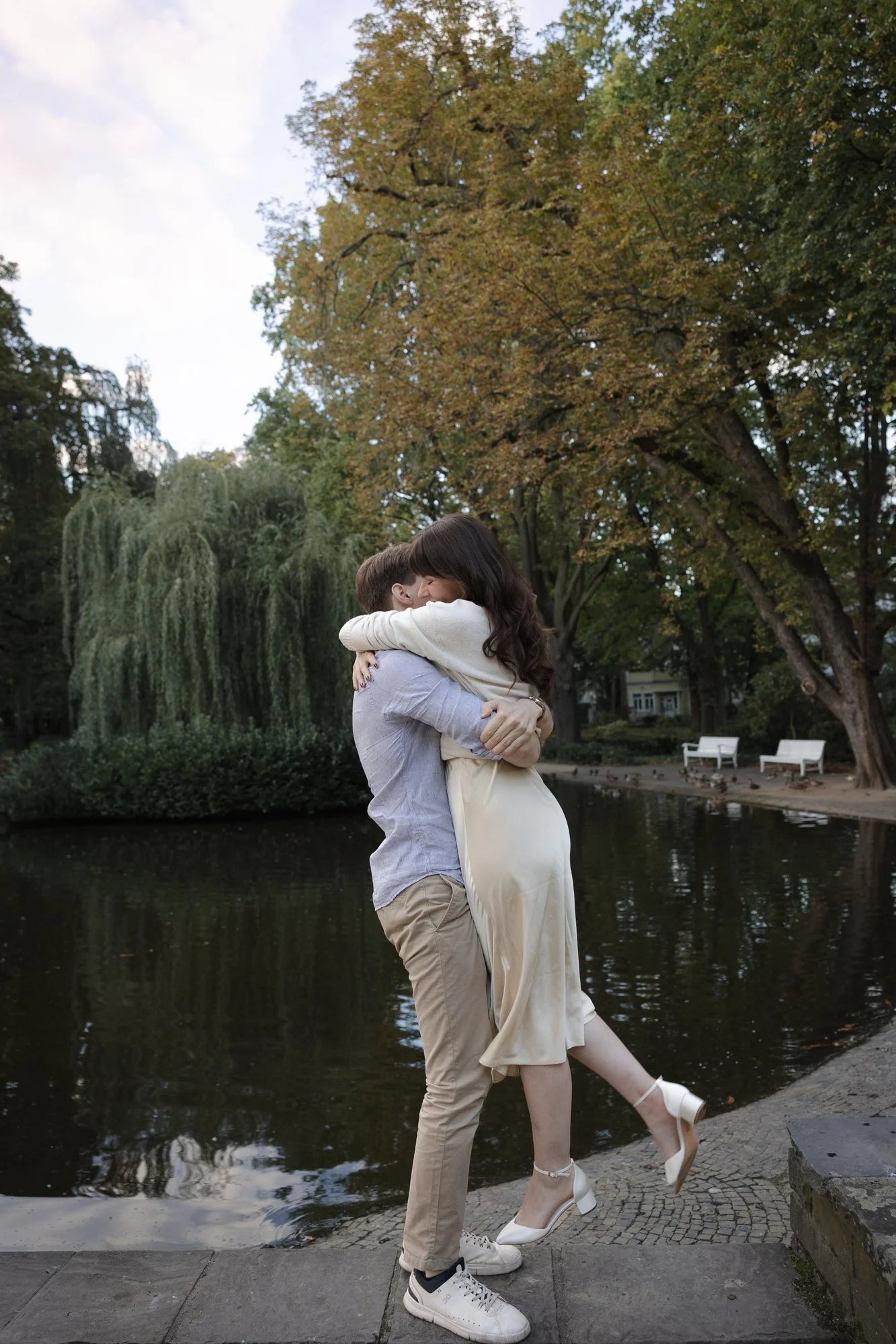 Janine and Philipp during their engagement shoot