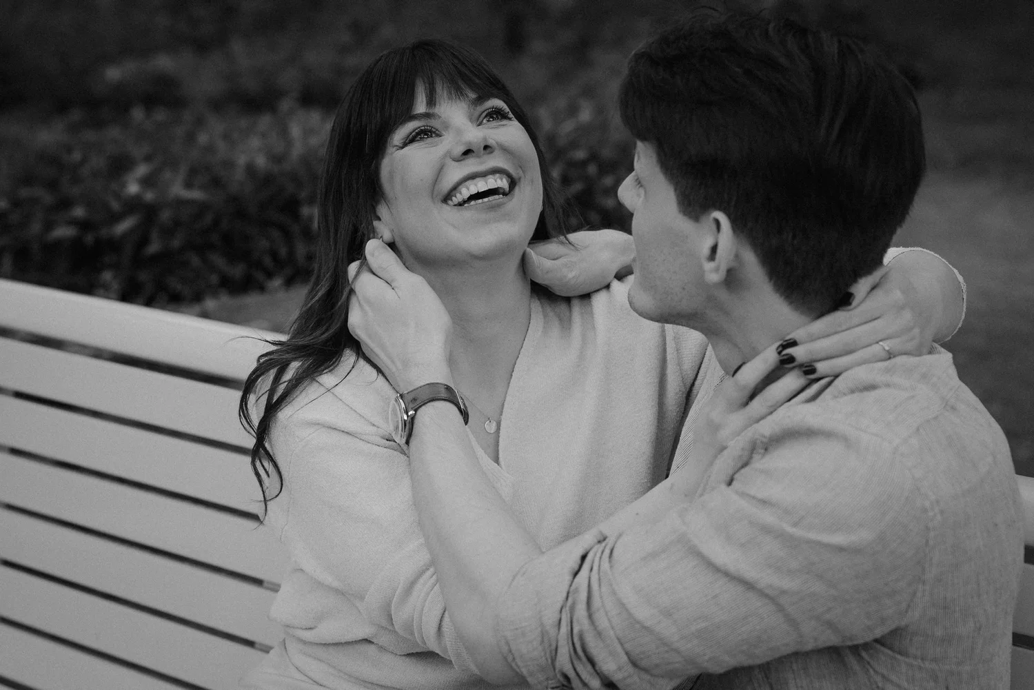 Janine and Philipp during their engagement shoot