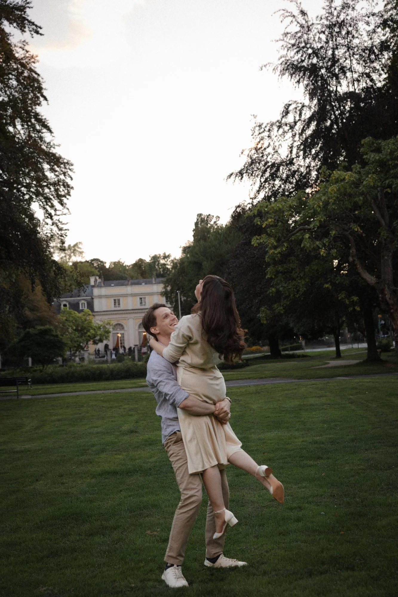 Janine and Philipp during their engagement shoot