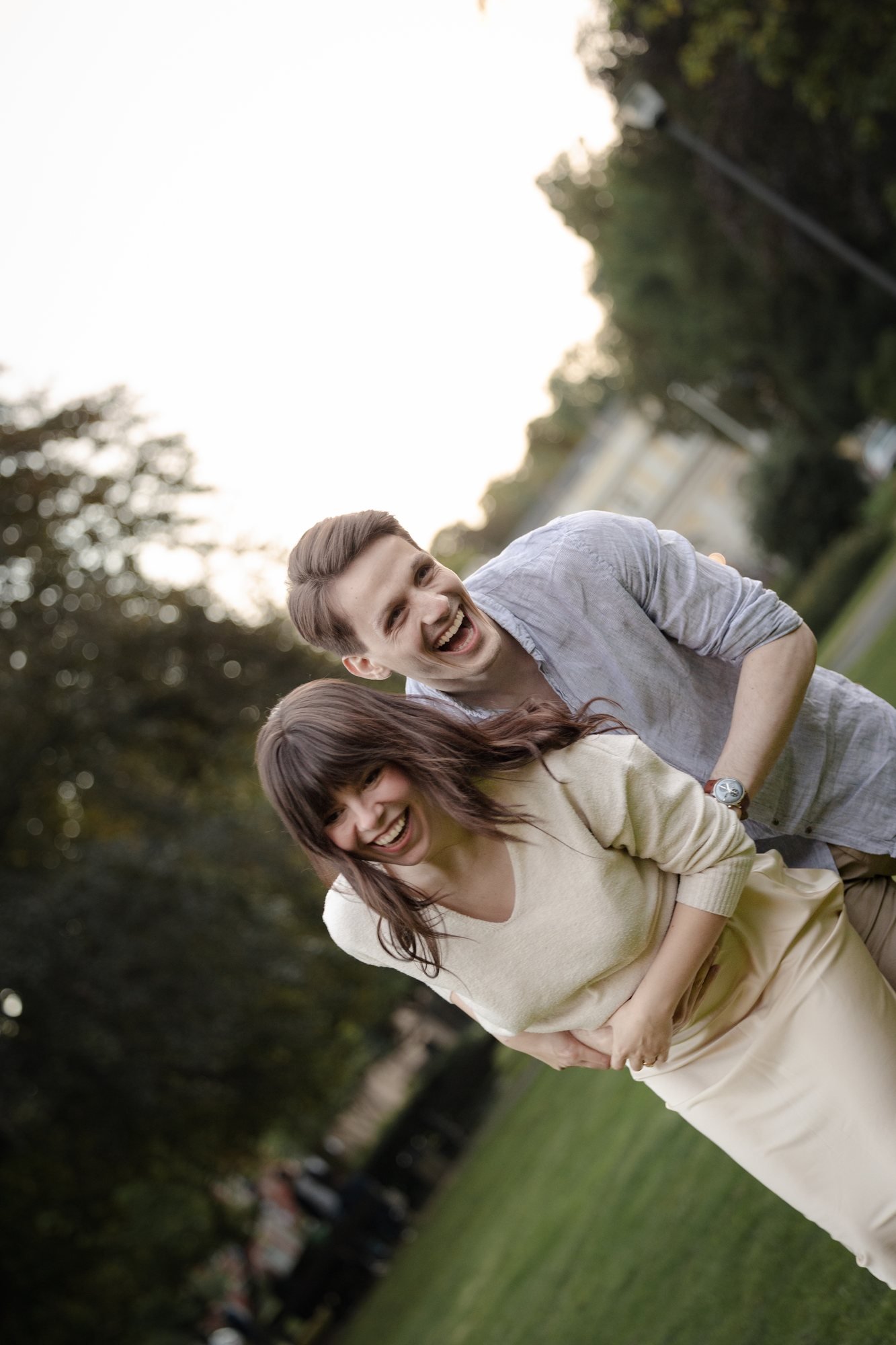 Janine and Philipp during their engagement shoot
