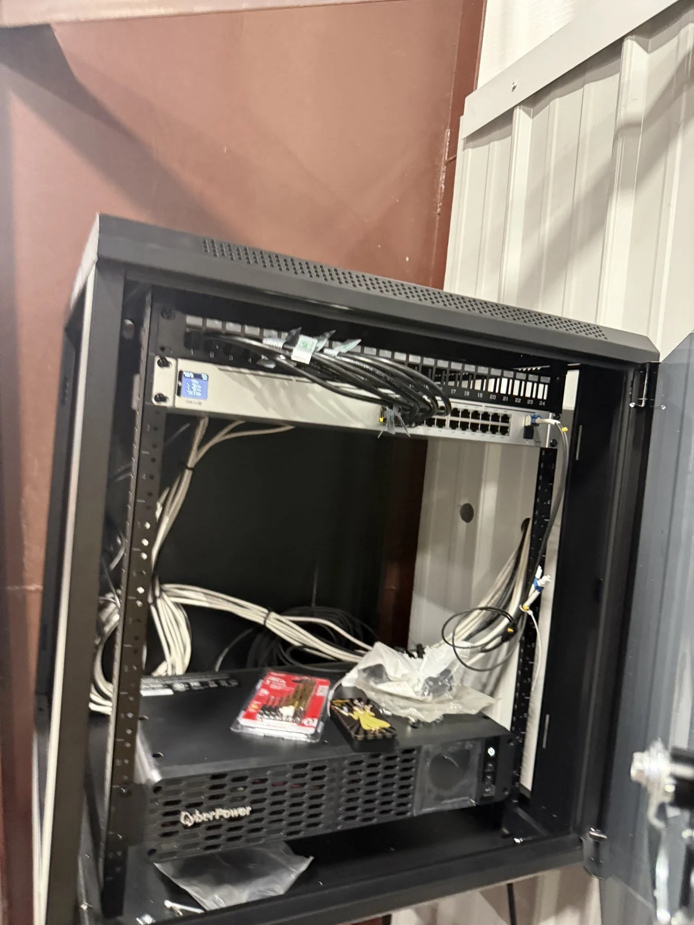 Ubiquiti switch and patching in a Bold City manufacturing network installation