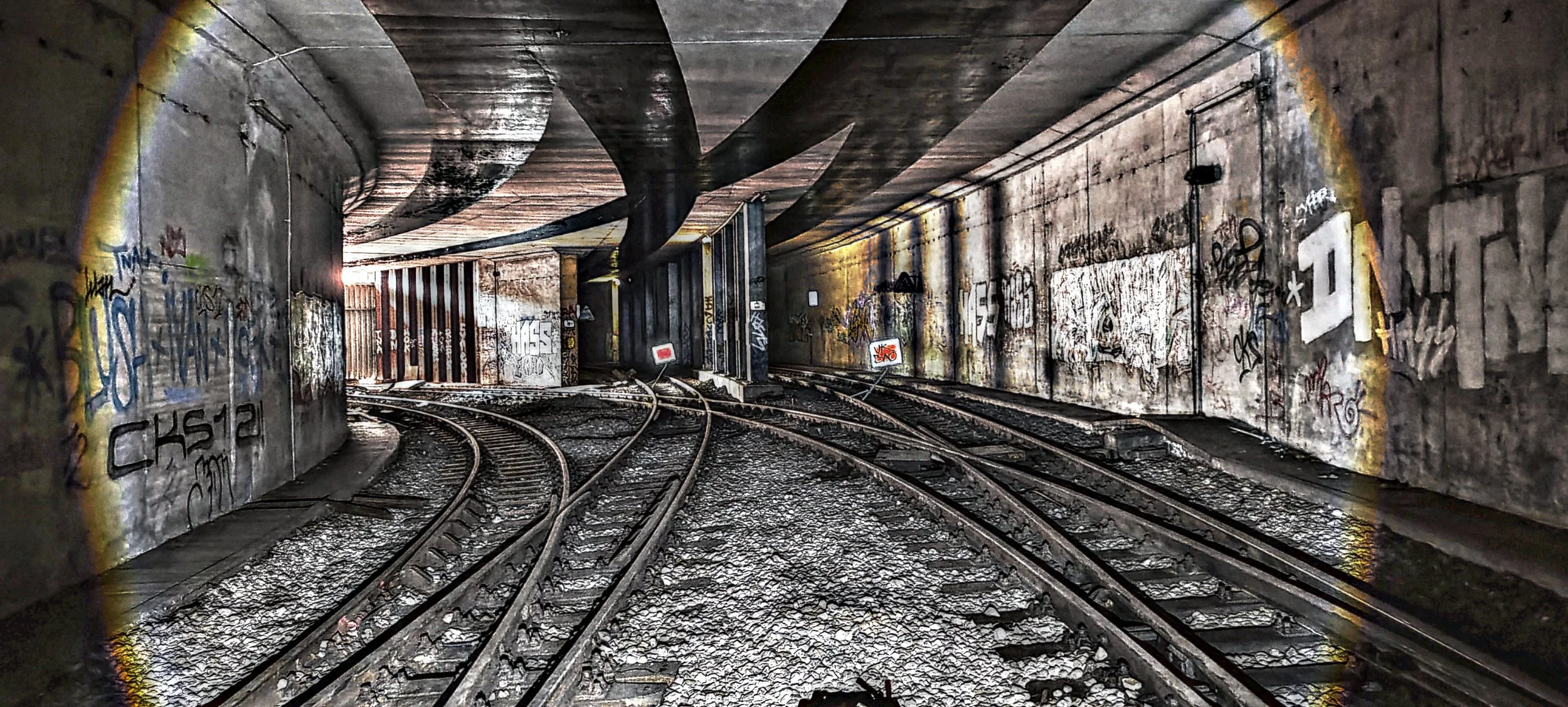 Verlassene U-Bahn Linie