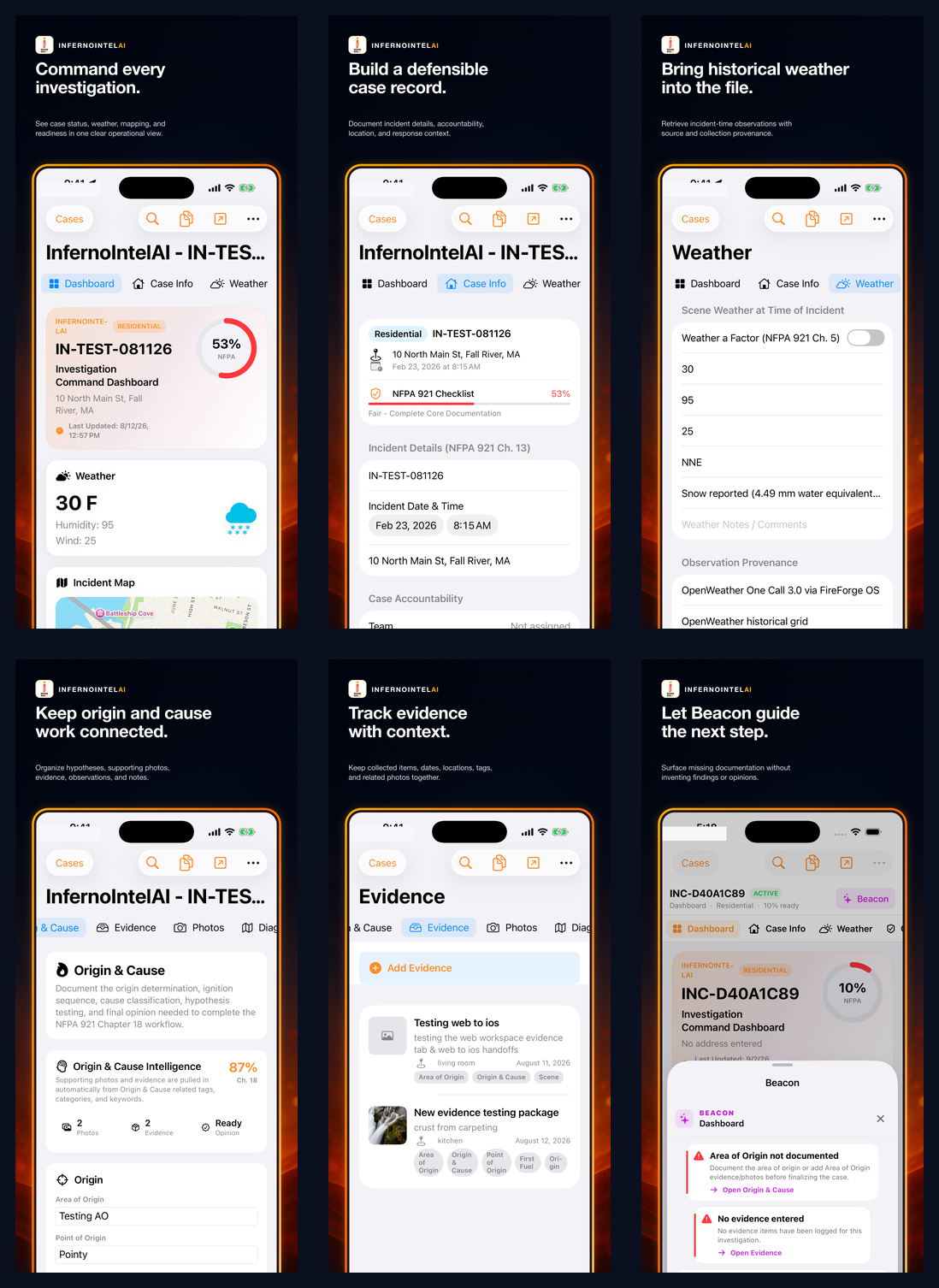 InfernoIntelAI iPhone feature overview