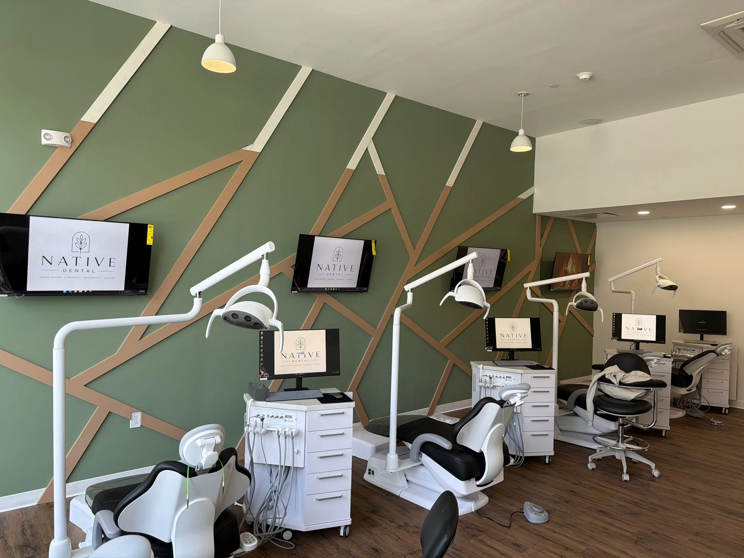 Full dental operatory technology installation