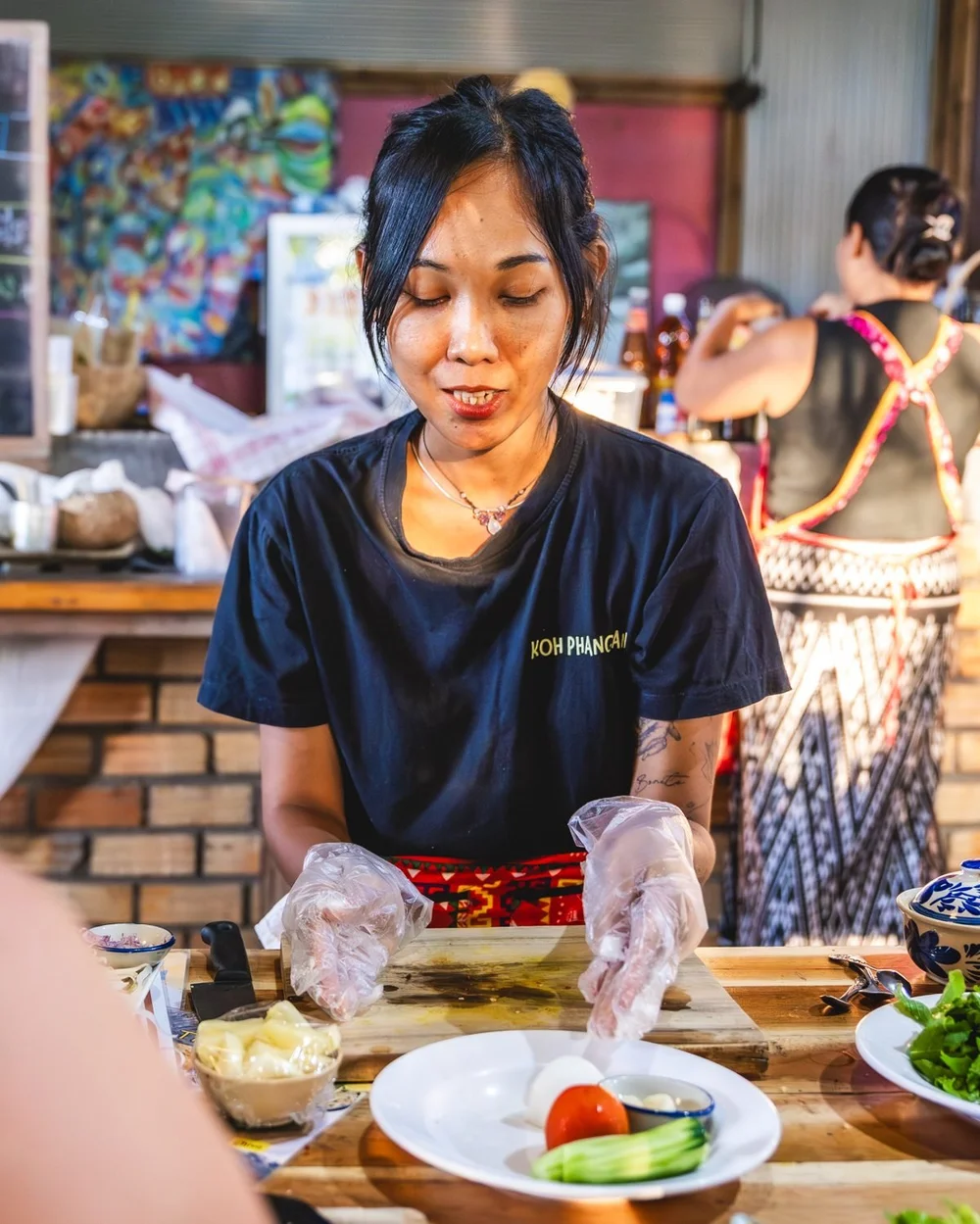 Thanita, founder and cooking teacher at Proud Home Thai Cooking Class, Koh Phangan