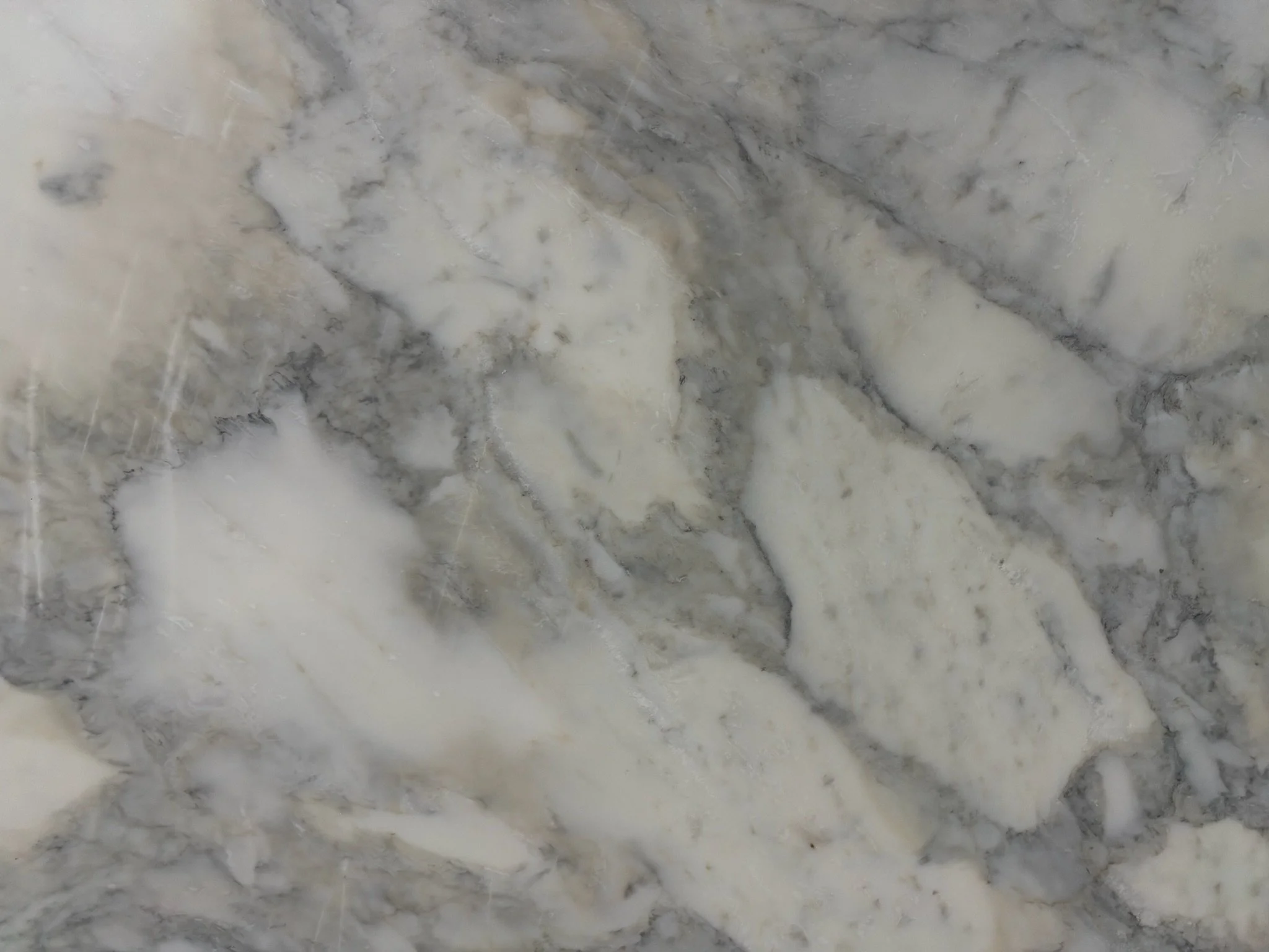 Soft white & gray stone slab detail