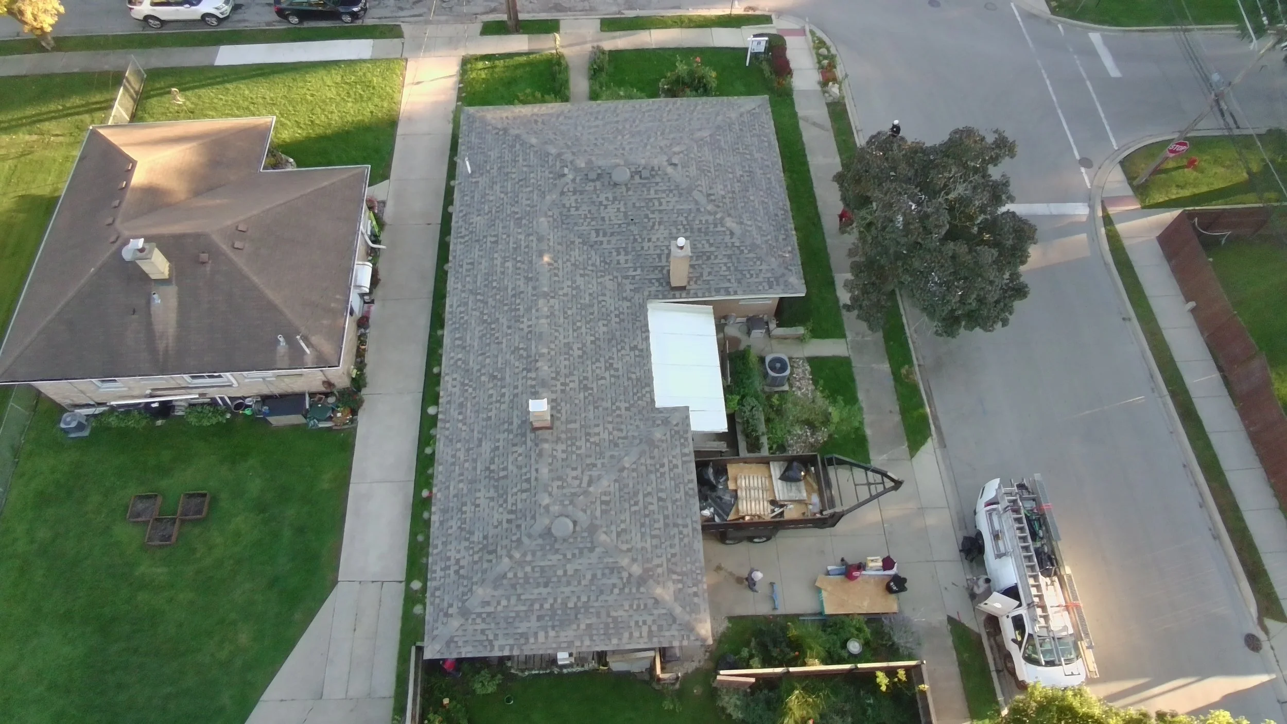 After: new roof