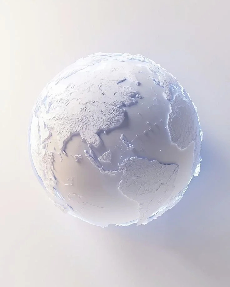 Pearl globe representing community connection