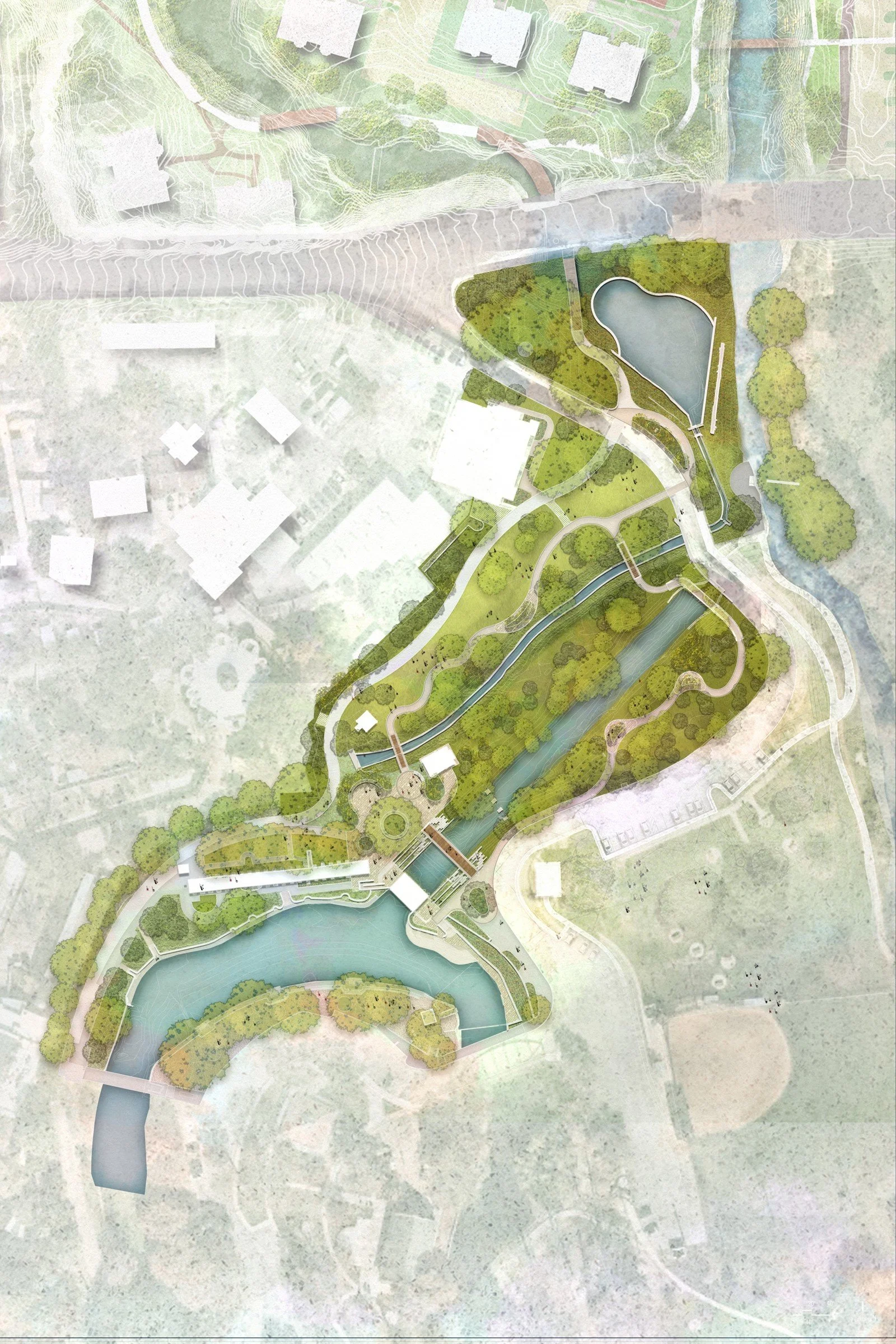01 — Illustrative landscape plan