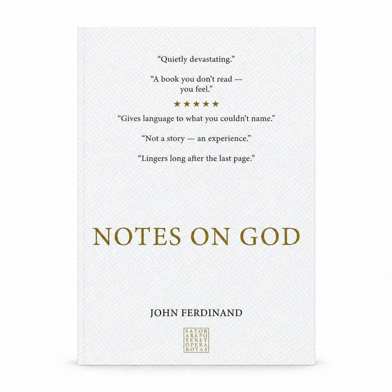 Notes on God — front cover
