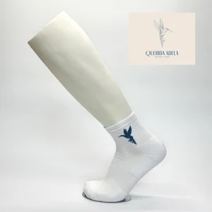 Custom Knitted Athletic Quarter Crew Socks