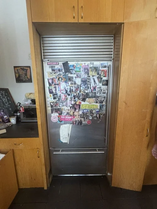Panel-ready built-in refrigerator column