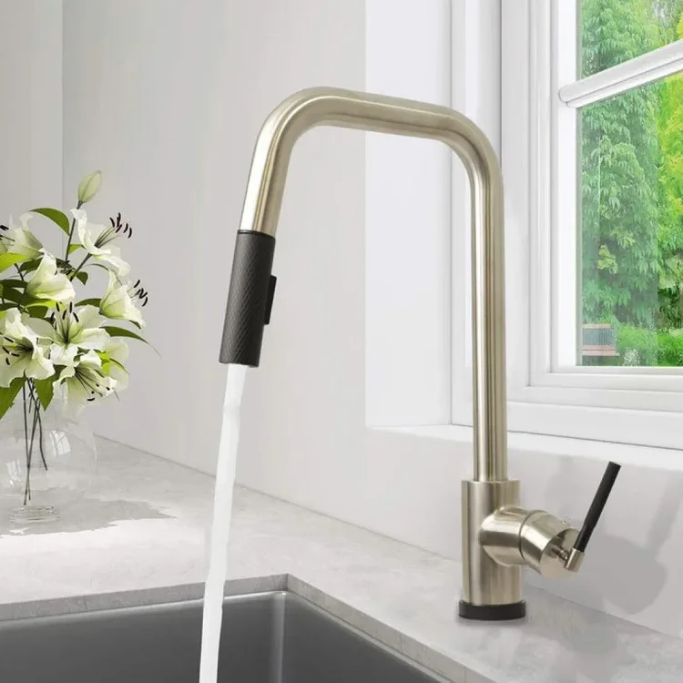 Kitchen faucet and cabinet hardware