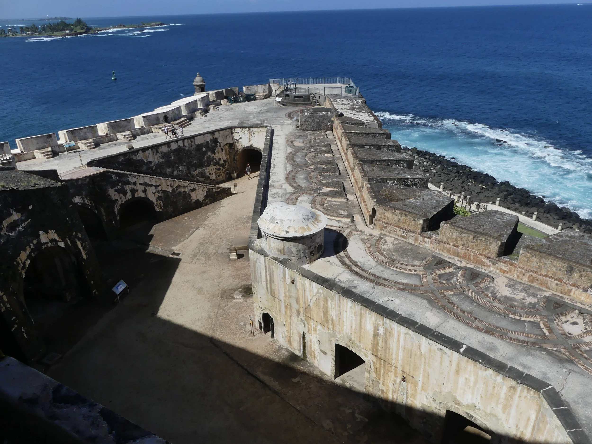 Cannons on the El Morro ramparts.