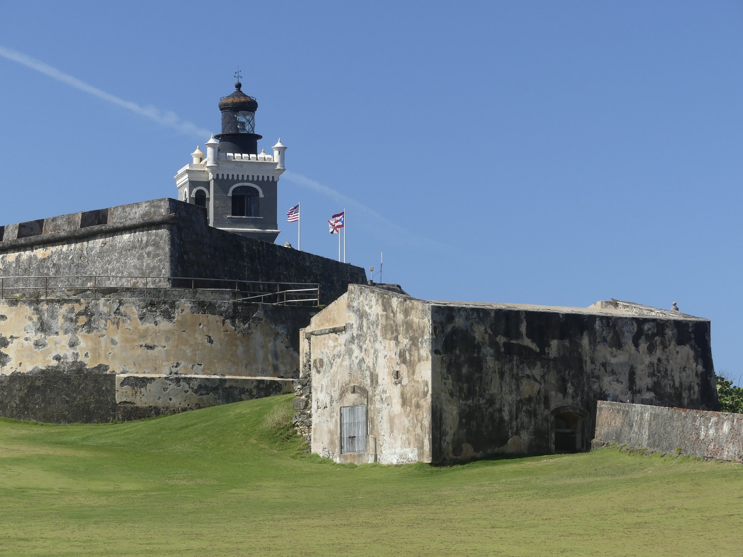 El Morro fort and its lighthouse, San Juan.