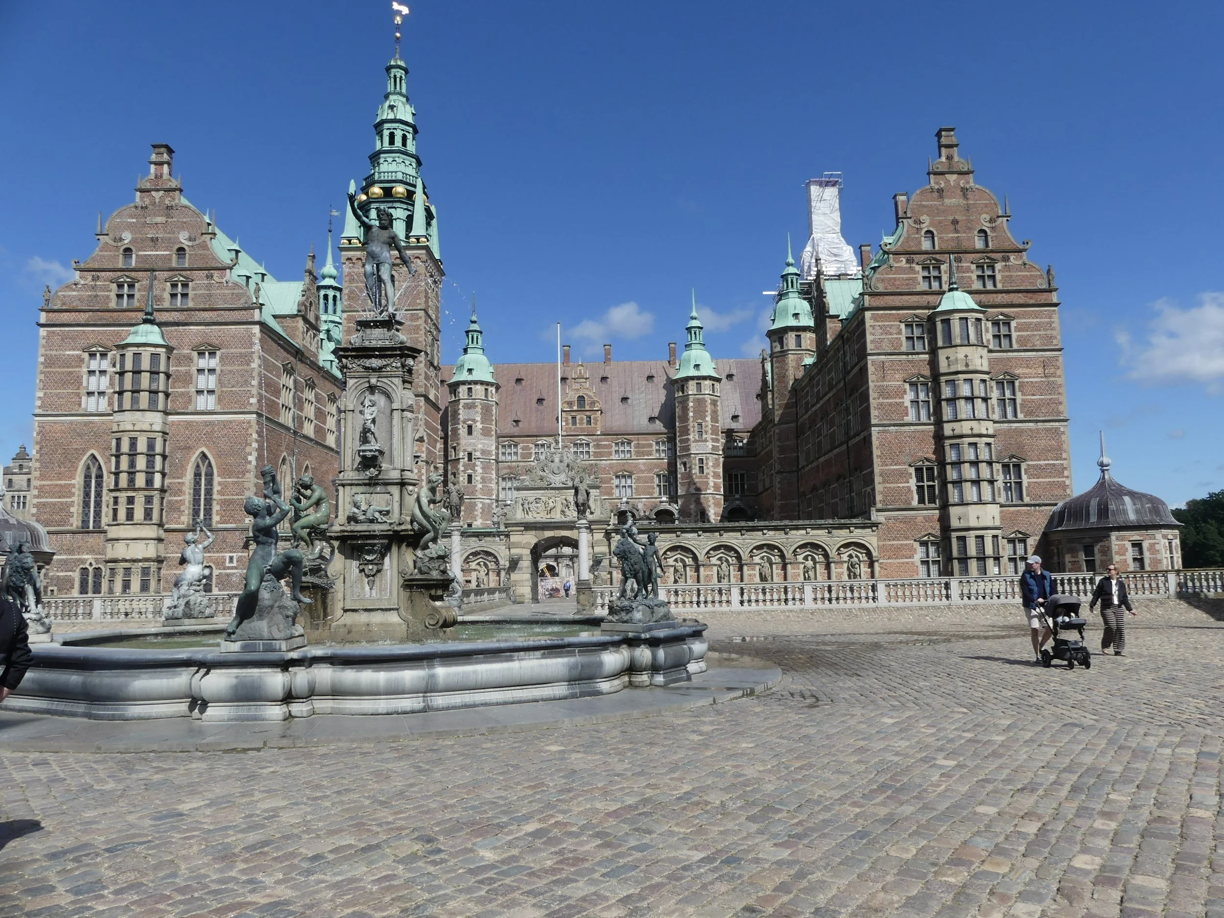 Frederiksborg Castle mirrored in its lake, Hillerød.