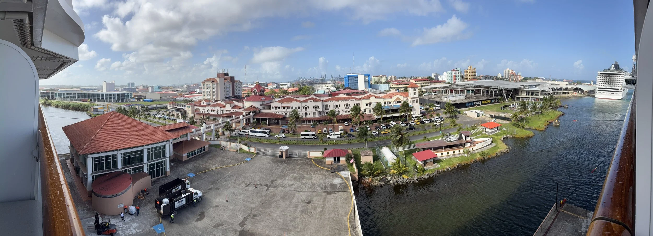 The harbor back in Barbados.